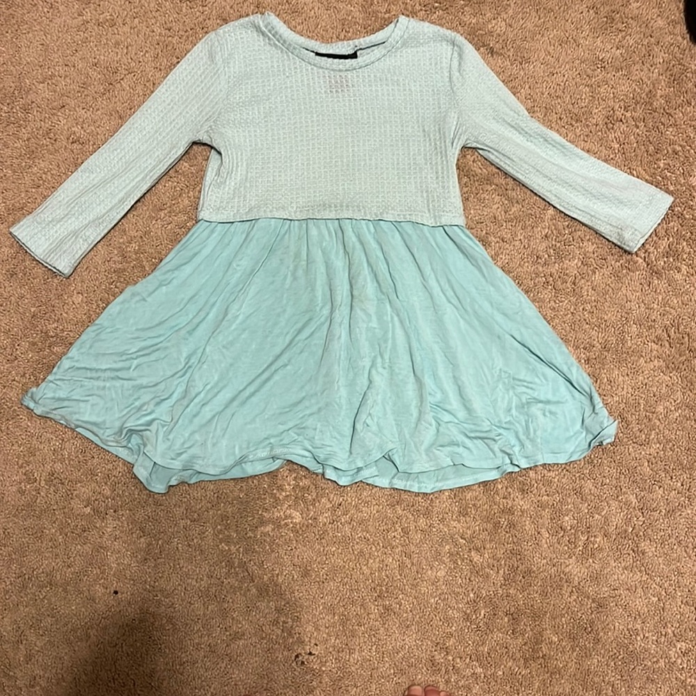 Teal/dress top